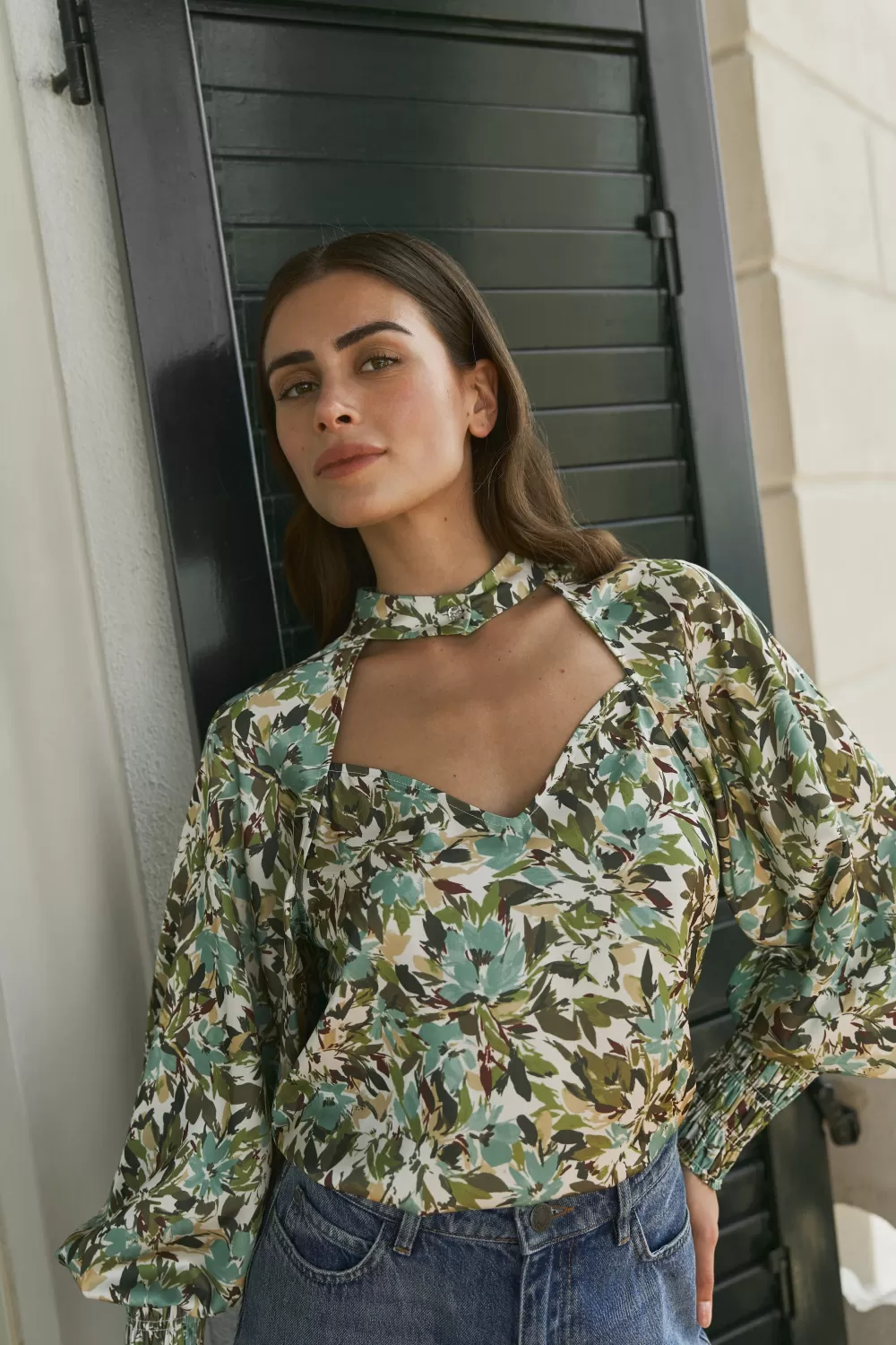 Twist & Tango Shirts & Blouses^Beverley Blouse GreenFlower