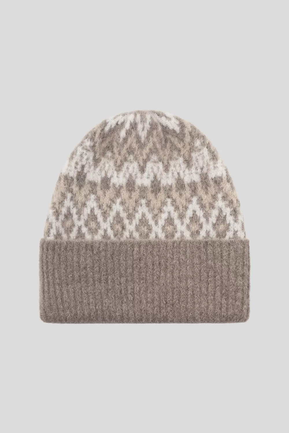 Twist & Tango Accessories^Cervinia Knitted Beanie FairIsleHazelnut