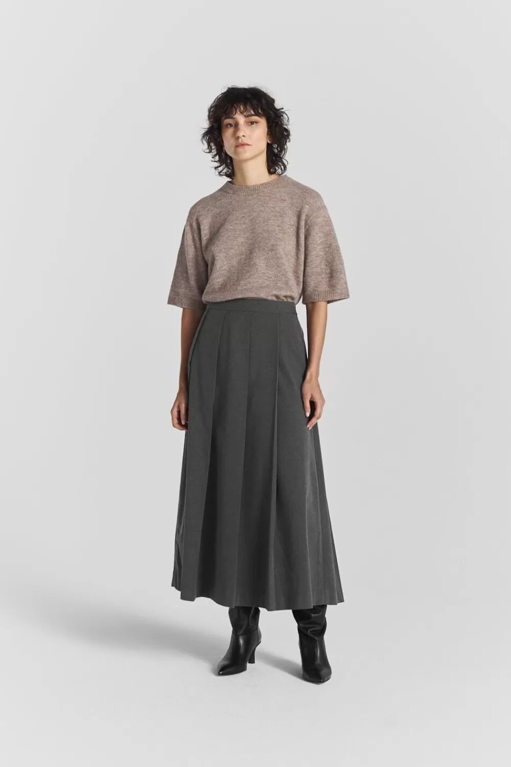 Twist & Tango Sweaters & Knits^Ellie Short Sleeve Knit Hazelnut