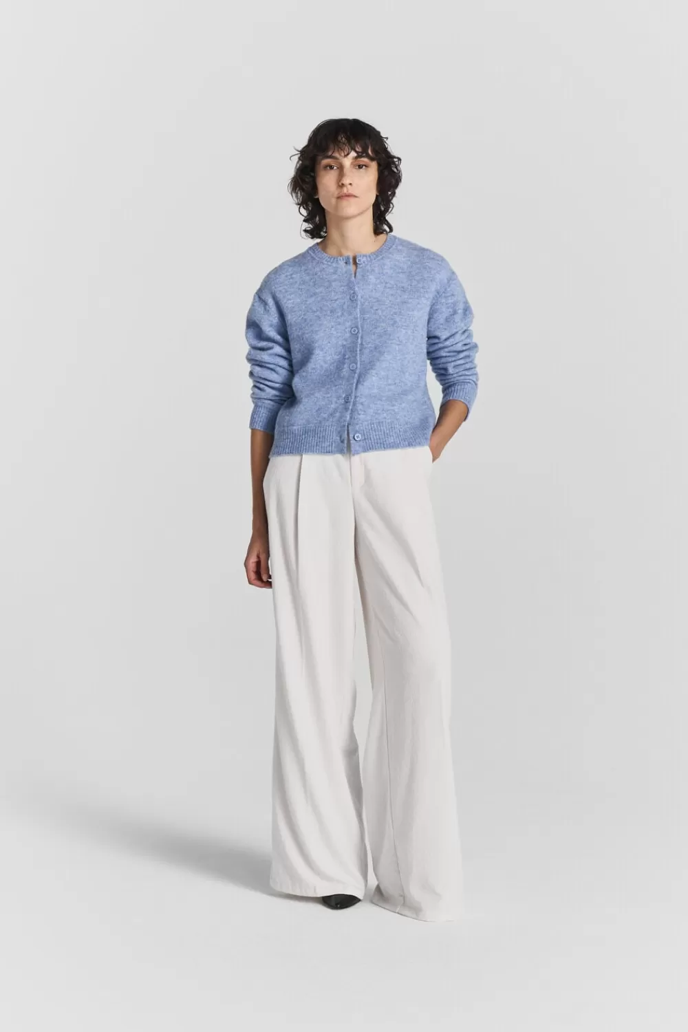 Twist & Tango Sweaters & Knits^Filippa Knitted Cardigan IllusionBlue