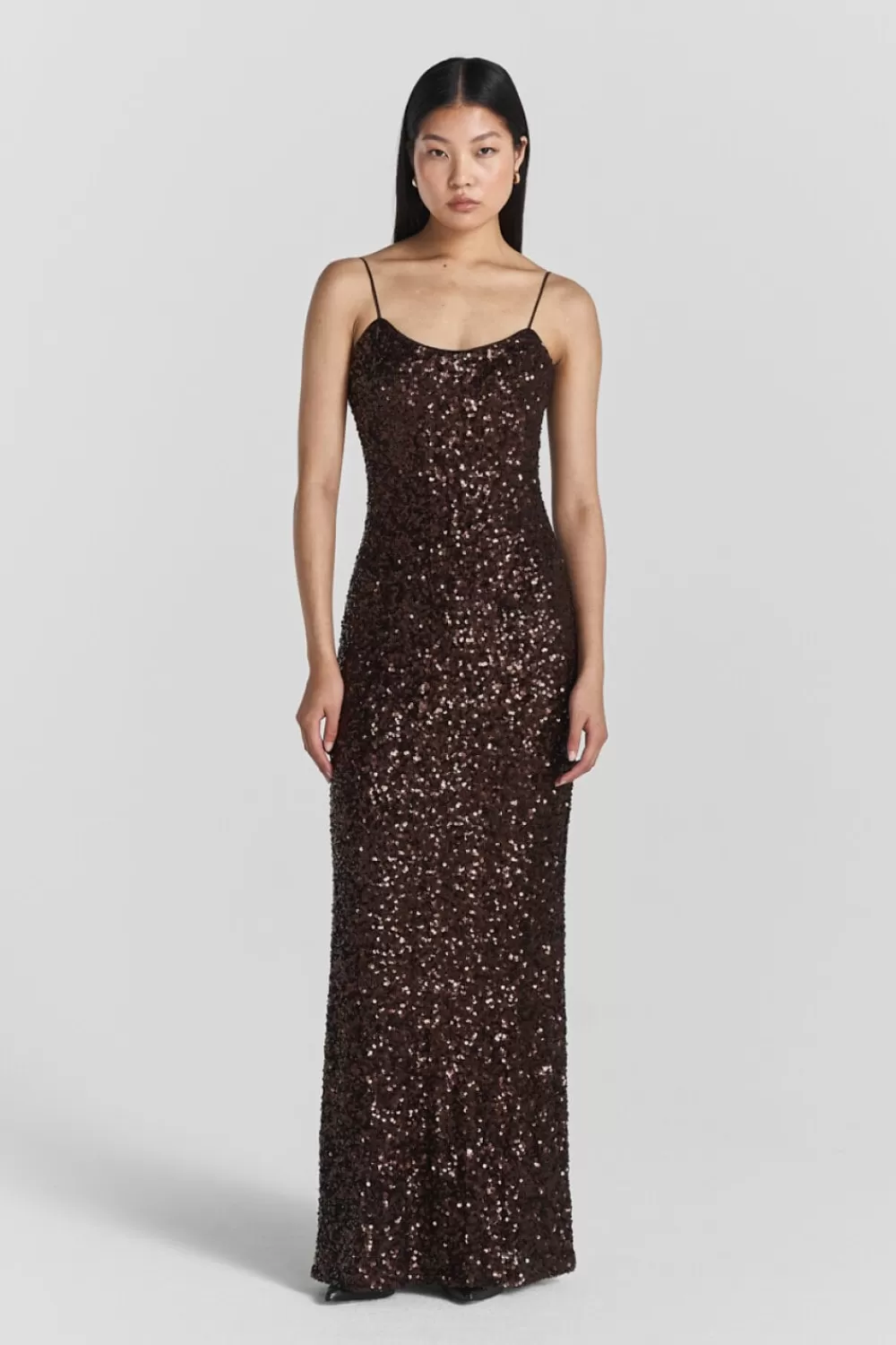 Twist & Tango Dresses^Gertrude Sequin Maxi Dress RichBrown