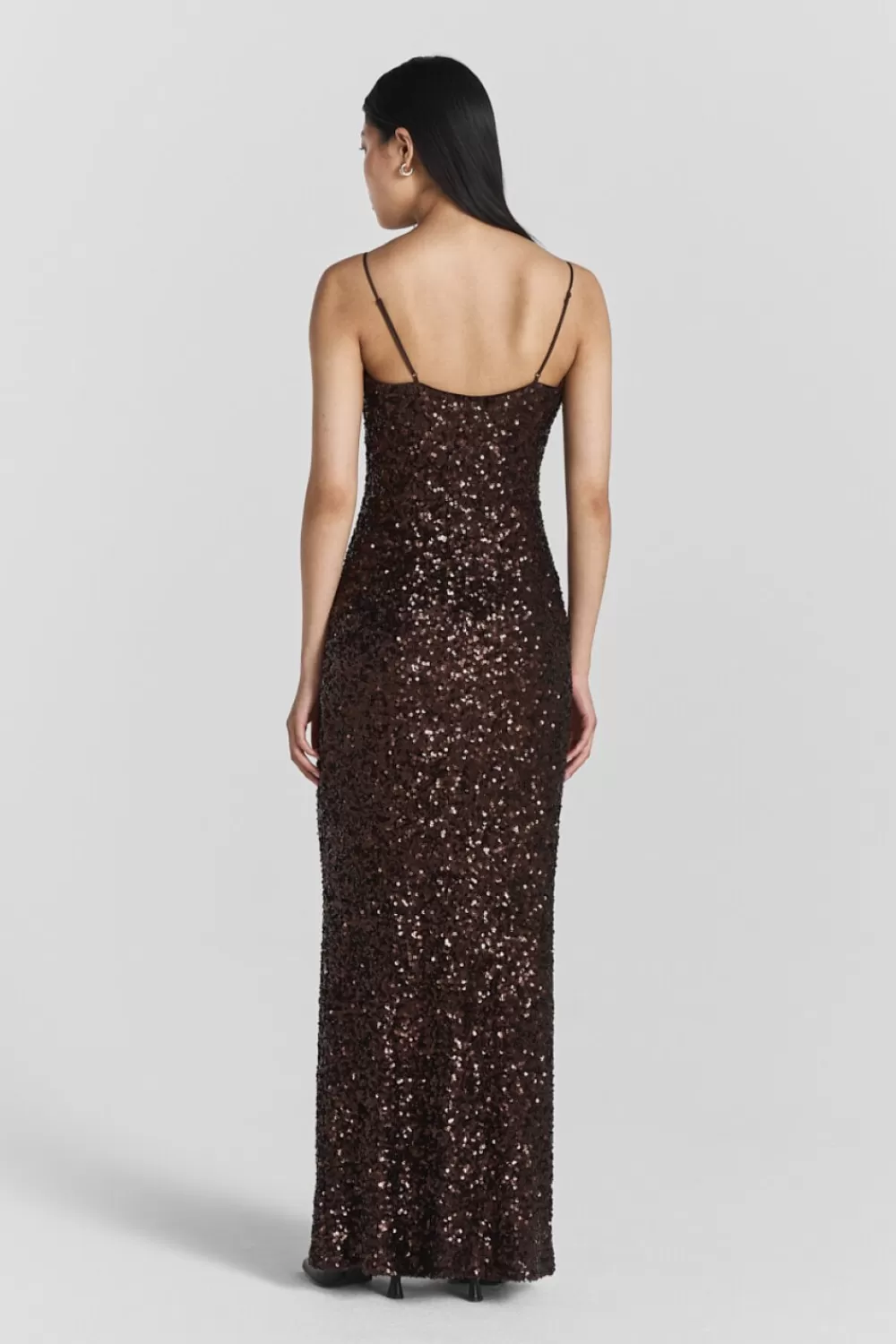 Twist & Tango Dresses^Gertrude Sequin Maxi Dress RichBrown