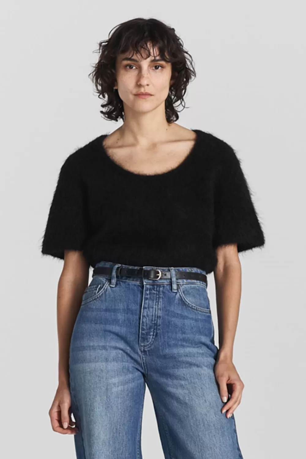 Twist & Tango Sweaters & Knits^Juliana Short Sleeve Knit Black