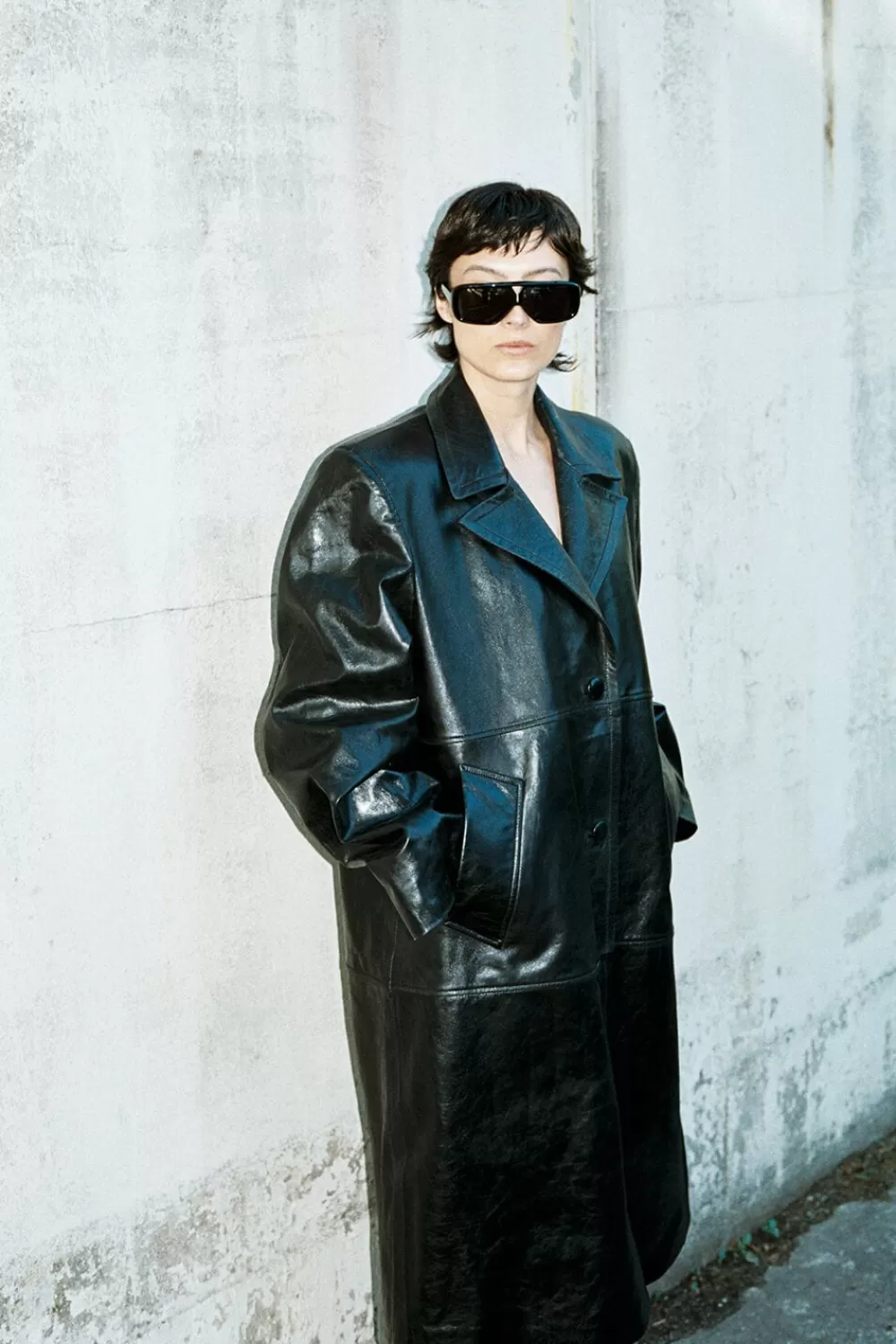 Twist & Tango Coats & Jackets^Maite Leather Coat Black