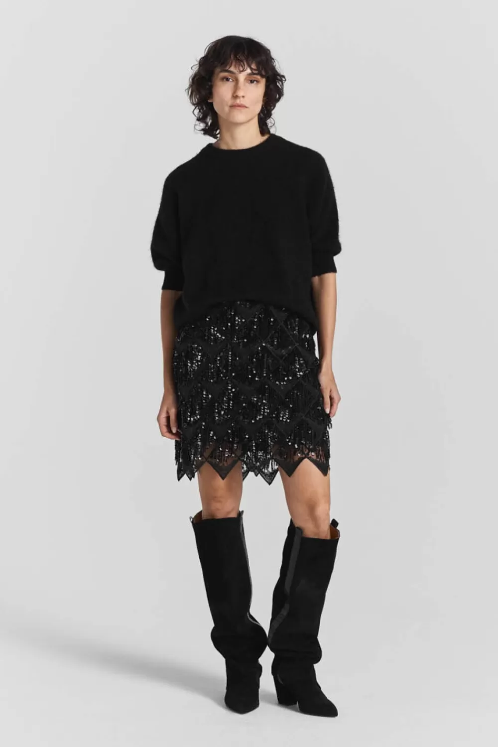 Twist & Tango Skirts & Shorts^Melvina Sequin Skirt Black