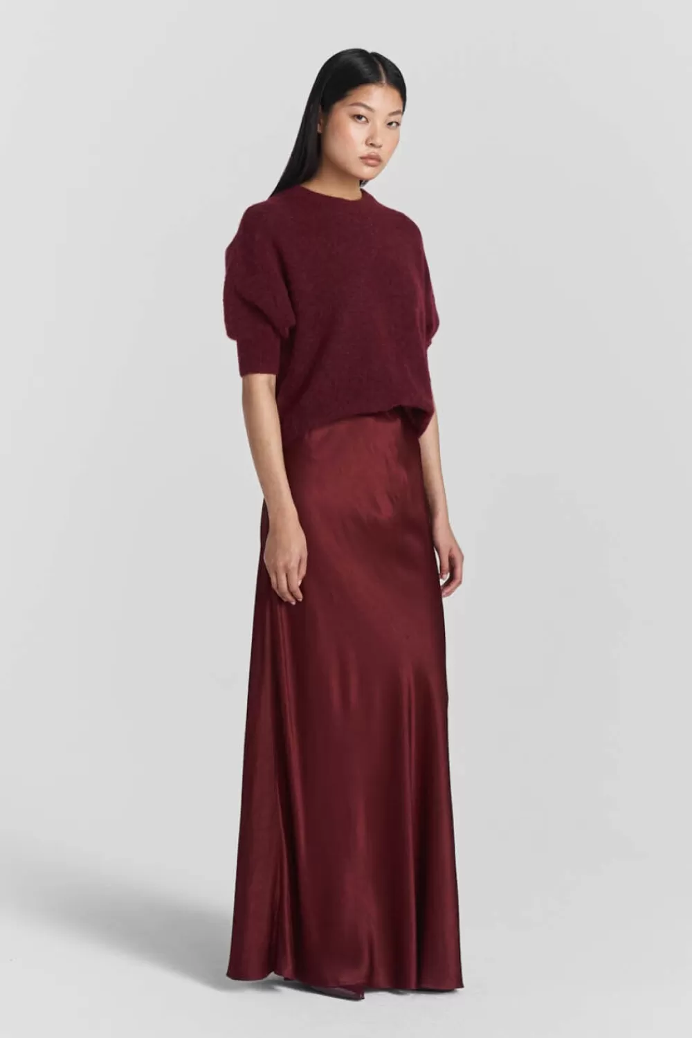 Twist & Tango Skirts & Shorts | Matching Sets^Tyne Satin Maxi Skirt CranberryJuice