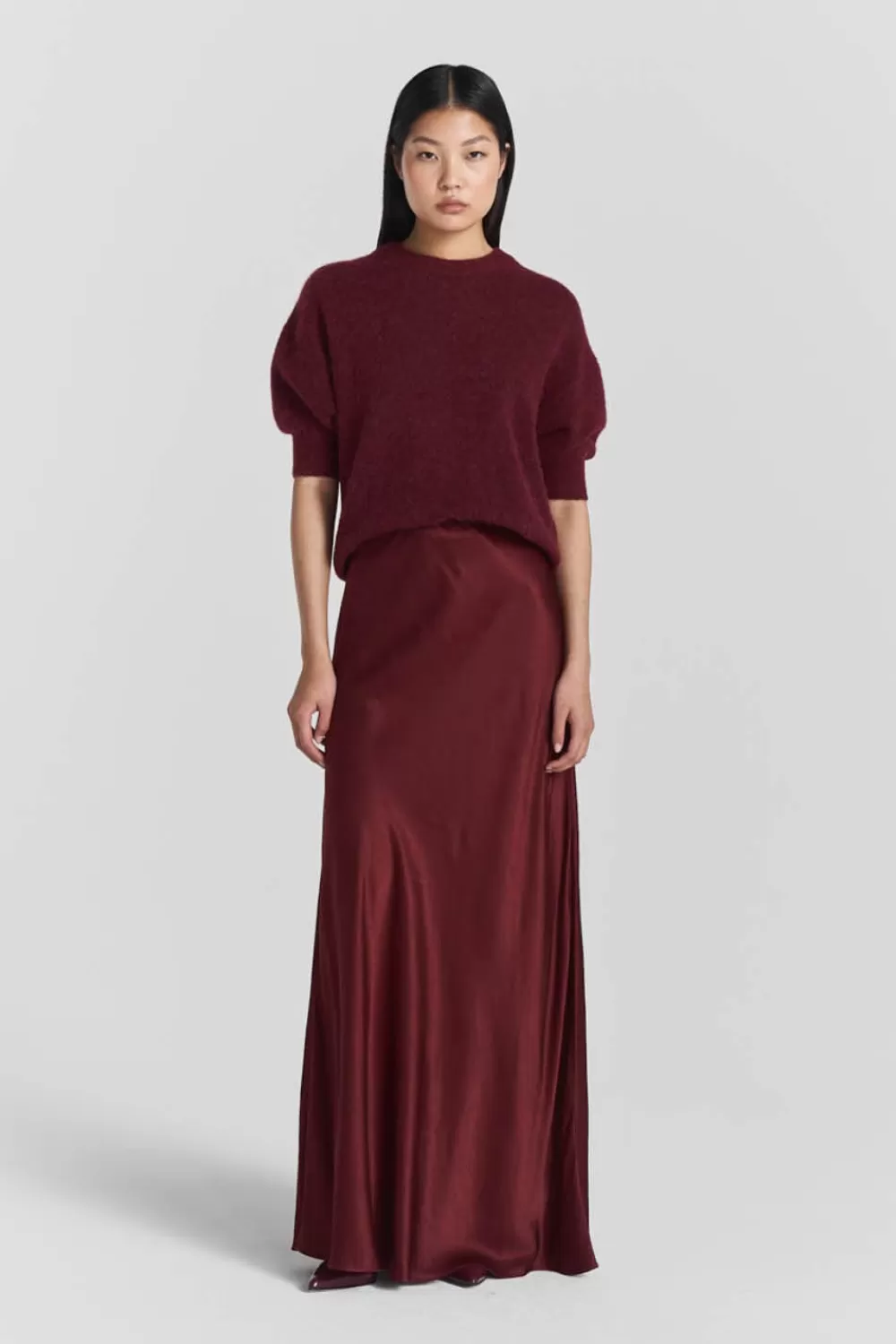 Twist & Tango Skirts & Shorts | Matching Sets^Tyne Satin Maxi Skirt CranberryJuice