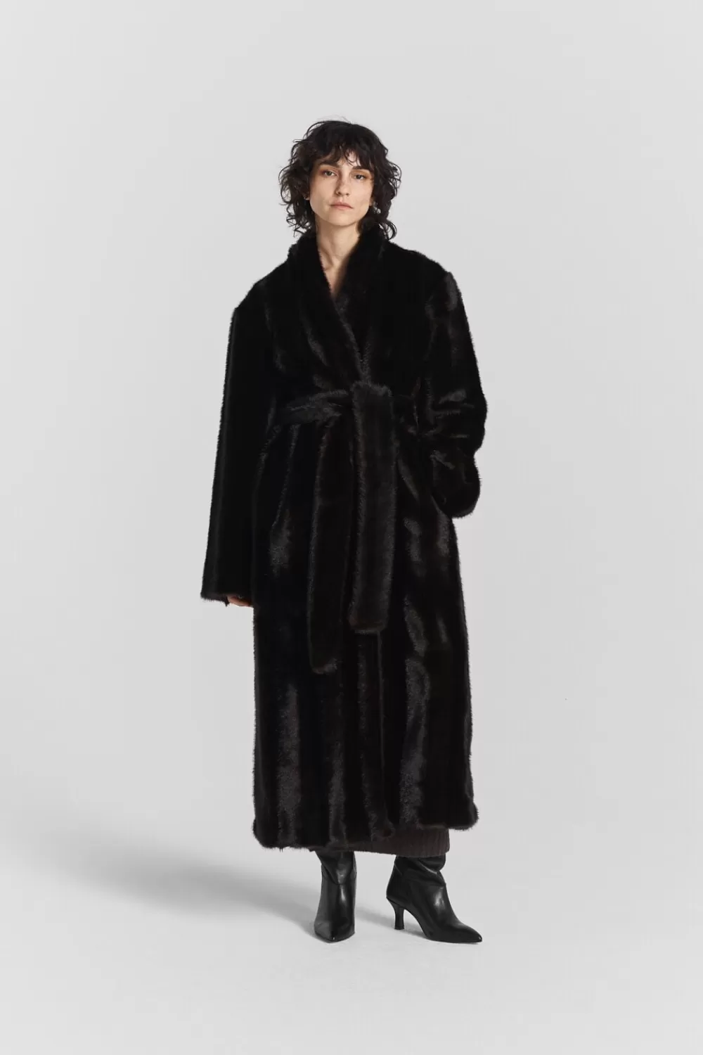 Twist & Tango Coats & Jackets^Vaujany Faux Fur Maxi Coat RichBrown